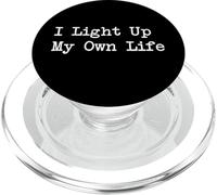 I Light Up My Own Life Funny Candle Maker Citazioni Abbigliamento PopSockets PopGrip per MagSafe