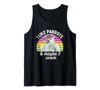 I Like African Grey Parrots And Maybe 3 People Canotta