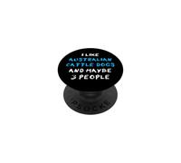 I Like Australian Cattle Dogs And Maybe Three People PopSockets PopGrip Adesivo