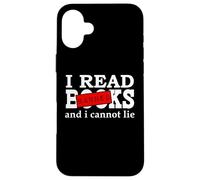 I Like Banned Books & I Cannot Lie I Read Banned Books Lover Custodia per iPhone 16 Plus