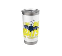 I Like Big Bats and I Cannot Lie Funny Bat Lovers Bicchiere termico in acciaio inox doppia parete