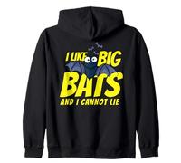 I Like Big Bats And I Cannot Lie Funny Bat Lovers Felpa con Cappuccio