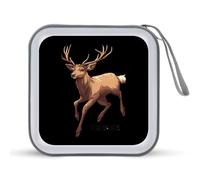 I Like Big Deer CD Case Holder Portable 40 Capacità DVD Wallet Storage Organizer per Auto Viaggi