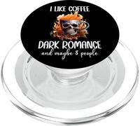 I Like Coffee Dark Romance & Maybe 3 People Smutty Book Smut PopSockets PopGrip per MagSafe