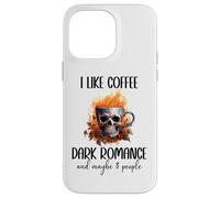 I Like Coffee Dark Romance Maybe 3 People Smutty Book Smutt Custodia per iPhone 14 Pro Max
