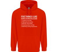 I Like Come Varie Equitazione il Mio Ciclismo Bici Bambini Felpa con Cappuccio