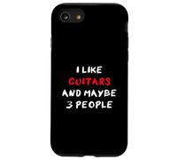 I Like Guitars And Maybe 3 People Custodia per iPhone SE (2020) / 7 / 8