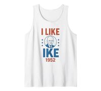 I Like Ike 1952 Campagna presidenziale retrò di Eisenhower Canotta