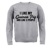 I Like il Mio Guinea Maiale E 3 Persone - Bambini Felpa con Cappuccio / -