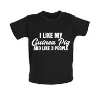 I Like il Mio Guinea Maiale E 3 Persone - Bambino T-Shirt / Body - Animale