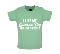 I Like il Mio Guinea Maiale E 3 Persone - Bambino T-Shirt / Body - Animale