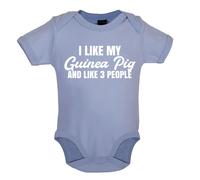I Like il Mio Guinea Maiale E 3 Persone - Bambino T-Shirt / Body - Animale