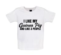 I Like il Mio Guinea Maiale E 3 Persone - Bambino T-Shirt / Body - Animale