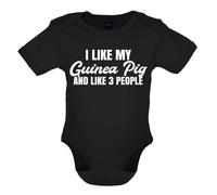 I Like il Mio Guinea Maiale E 3 Persone - Bambino T-Shirt / Body - Animale