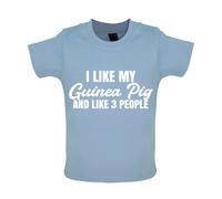 I Like il Mio Guinea Maiale E 3 Persone - Bambino T-Shirt / Body - Animale