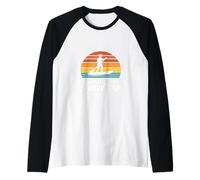 I Like It Better Stand Up Retro Paddleboarding Maglia con Maniche Raglan