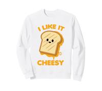 I Like It Cheesy Funny Grilled Cheese Felpa