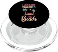 I Like Long Walks On The Beach Turista estivo - PopSockets PopGrip per MagSafe
