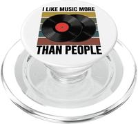 I Like Music More Than People PopSockets PopGrip per MagSafe