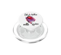 I Like My Books Spicy Book Merch,Life is Better with Spice PopSockets PopGrip per MagSafe