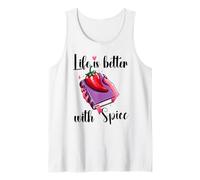 I Like My Books Spicy Romance Book Life is Better with Spice Canotta