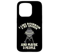 I Like My Bourbon And My Smoker Divertente Barbecue Bere Custodia per iPhone 15 Pro