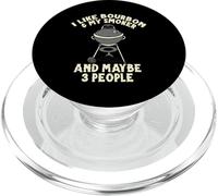 I Like My Bourbon And My Smoker Divertente Barbecue Bere PopSockets PopGrip per MagSafe