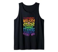 I Like My Whiskey Straight I Lesbian Gay Pride Canotta