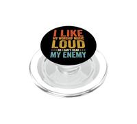 I Like My Worship Music Loud So I Can't Hear My Enemy PopSockets PopGrip per MagSafe