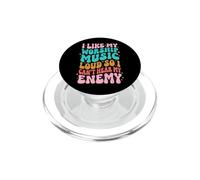 I Like My Worship Music Loud So I Can't Hear My Enemy PopSockets PopGrip per MagSafe
