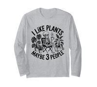 I Like Plants And Maybe Three People Maglia a Manica