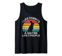 I Like Rabbits And Maybe Like 3 People Rabbit Bunny Canotta