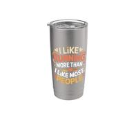 I Like Running More Than I Like Most People - Bicchiere termico in acciaio inox doppia parete