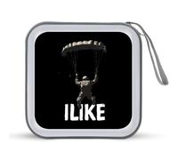 I Like Skydive - Custodia porta CD portatile, capacità 40 DVD, organizer per auto, viaggi