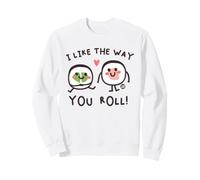 I Like The Way You Roll Sushi Felpa