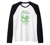 I Like You Very Matcha - Divertente Design Matcha Maglia con Maniche Raglan