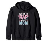 I Listen To Rap With My Mom Figlio di legame musicale -- Felpa con Cappuccio