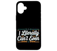 I Literally Can't Even Math Algebra Teacher Student --- Custodia per iPhone 16 Plus