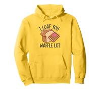 I Loaf You a Waffle Lot Divertente Gioco di parole, Waffle Lover Felpa con Cappuccio