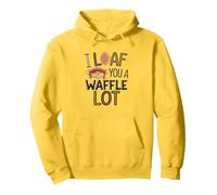 I Loaf You a Waffle Lot Divertente Gioco di parole, Waffle Lover Felpa con Cappuccio