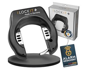 I LOCK IT + Lucchetto a telaio per bicicletta, Bluetooth con allarme, intelligente lucchetto per bicicletta con allarme, controllo del telaio tramite telefono cellulare, prodotto in Germania