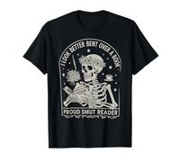 I Look Better Bent Over A Book Shirts Reader Skeleton Mom Maglietta