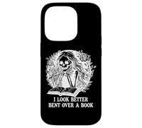 I Look Better Bent Over a Book Spread Those Pages Good Girl Custodia per iPhone 14 Pro