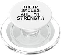 I loro sorrisi sono la mia forza. citazione d"amore familiare. PopSockets PopGrip per MagSafe