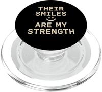 I loro sorrisi sono la mia forza. citazione d"amore familiare. PopSockets PopGrip per MagSafe