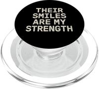 I loro sorrisi sono la mia forza. citazione di famiglia vintage. PopSockets PopGrip per MagSafe