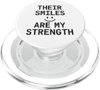 I loro sorrisi sono la mia forza. citazione di famiglia vintage. PopSockets PopGrip per MagSafe