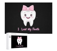 I Lost My First Dente Puzzle per Adulti Famiglia Attività Giochi Home Decor Puzzle 1000 PCS