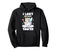 I Lost My First Dooth Baby Teeth Out Fairy Unicorn Dentist Felpa con Cappuccio