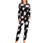 I Lost My First Dooth - Pigiama da donna, a maniche lunghe, con pantaloni e top morbido, 2 pezzi, Stile:, 5XL